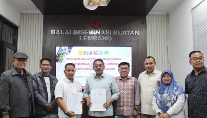 Tingkatkan Mutu Ternak, Pemkab Boalemo Gandeng BIB Lembang Sepakati Kerja Sama Teknis