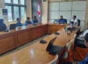 Bupati Boalemo, Rum Pagau saat melaksanakan Entry Meeting Kemudahan Perizinan Daerah bersama BPKP Gorontalo.(Foto Prokopim)