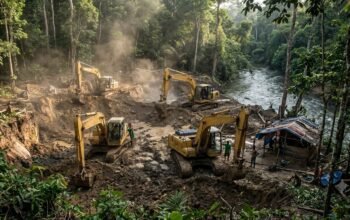 Penertiban Dinilai Mandul, 4 Alat Berat Baru Diduga Kembali Bobol PETI Tangga Barito