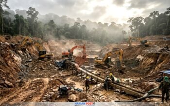Empat Ekskavator Masih Beroperasi di Tangga Barito, Warga Minta APH Segera Tertibkan PETI