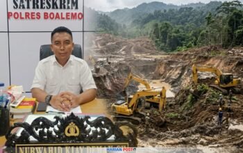 Ekskavator PETI di Tangga Barito Bertambah Jadi 6 Unit, Kasat Reskrim Polres Boalemo Angkat Bicara