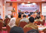 Bupati Boalemo, Rum Pagau Buka FGD Ranperda Jaminan Sosial.(Foto Prokopim)