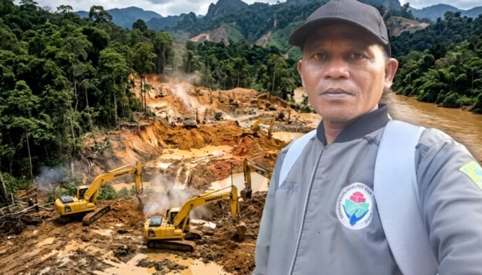 Tolak Uang Bos Tambang, Kades Tangga Barito Heran Alat Berat Bertambah, APH Kemana ?