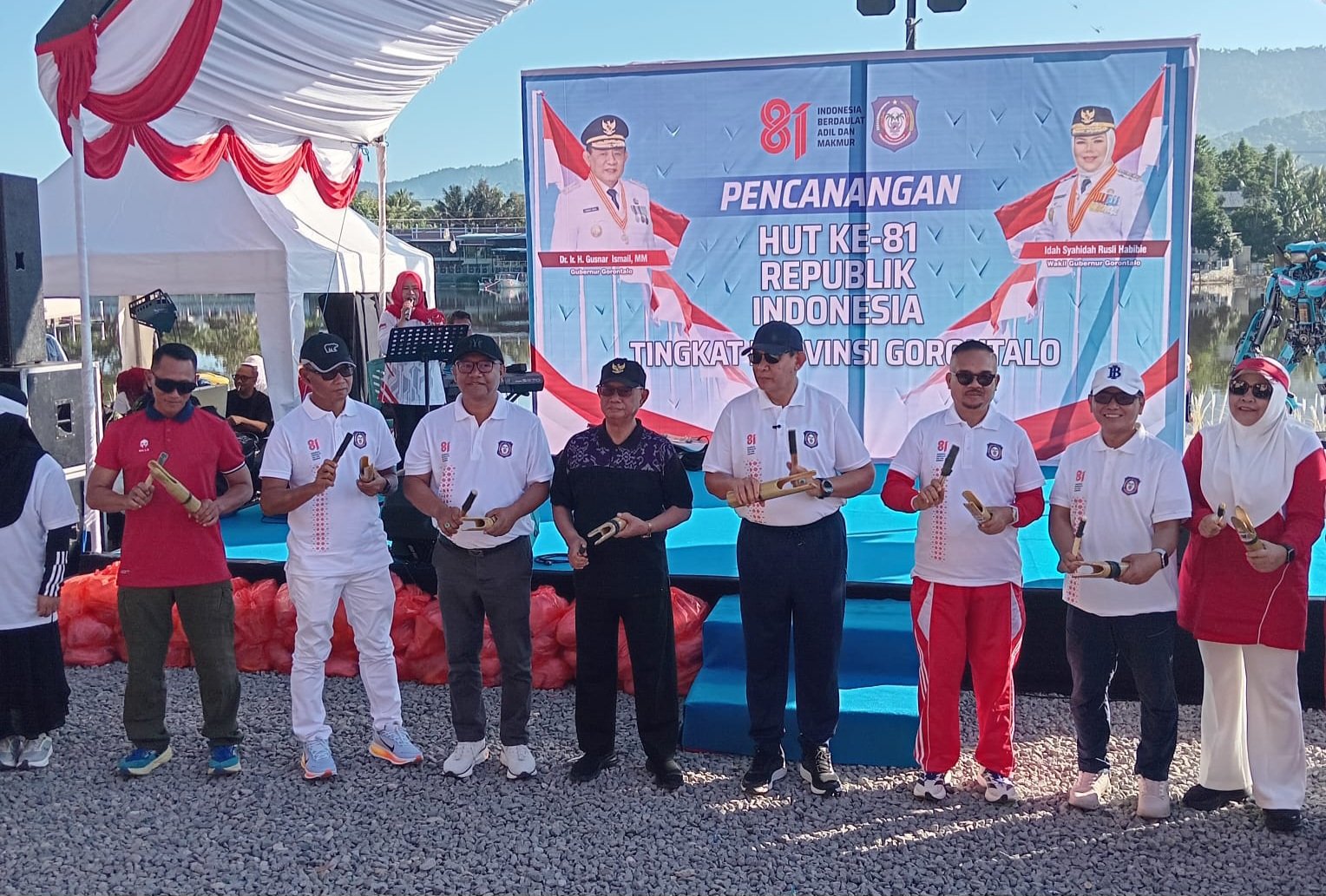 Pencanangan HUT ke-81 RI Tingkat Provinsi Gorontalo