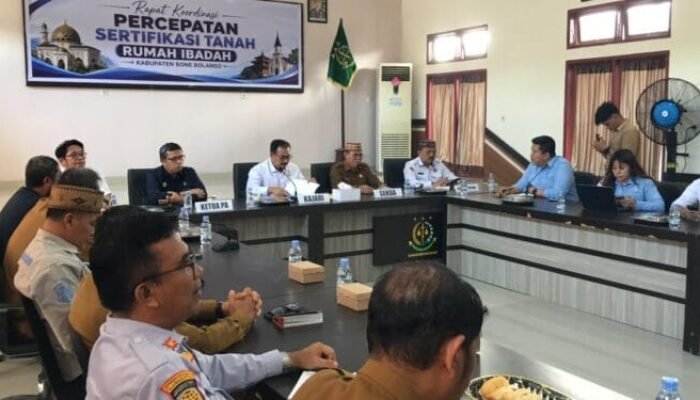Cegah Sengketa, Pemkab Bone Bolango Kebut Sertifikasi Tanah Wakaf