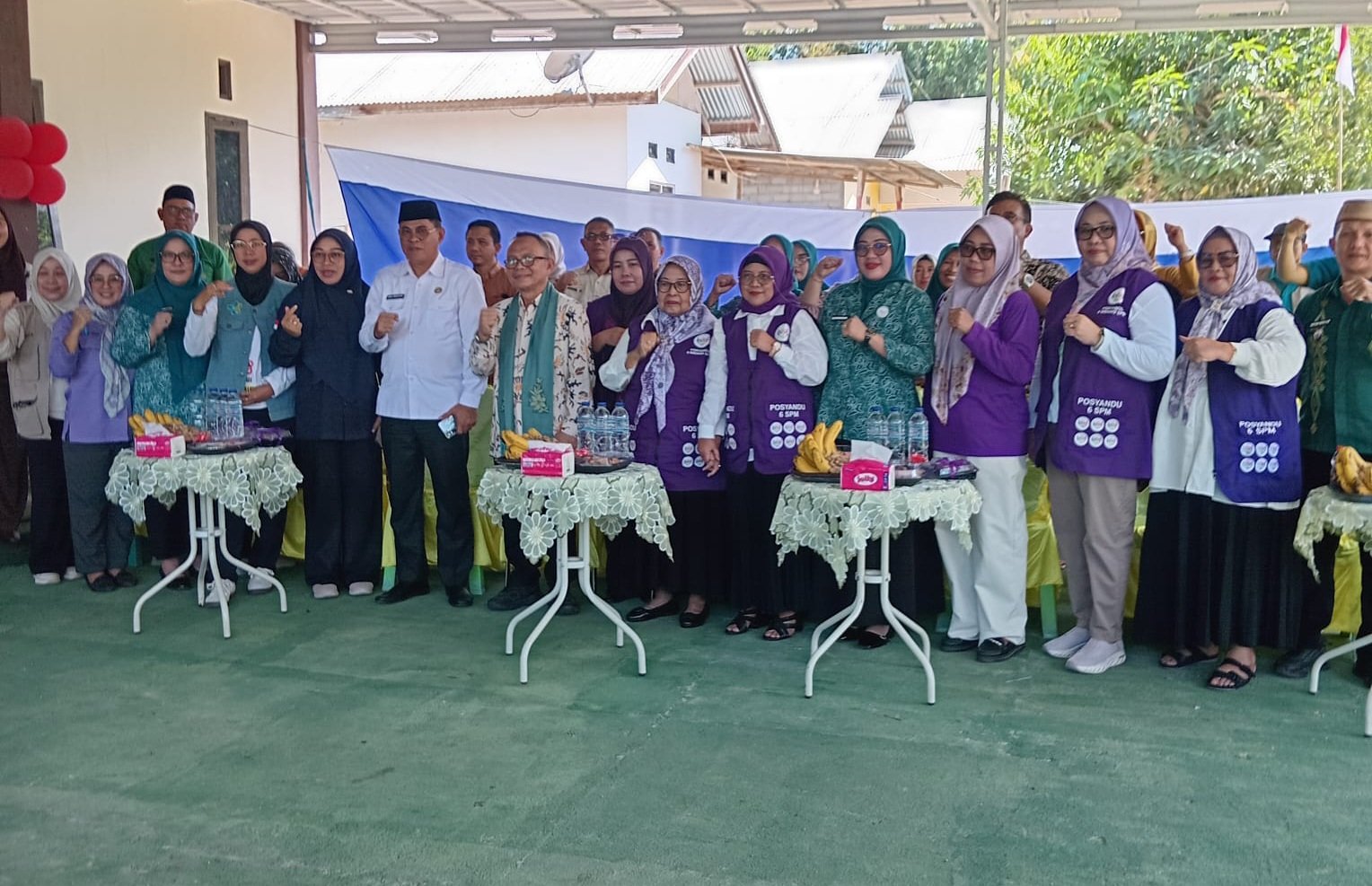 Pelaksanaan Penilaian Posyandu Tingkat Provinsi Gorontalo yang dipusatkan di Posyandu Angkasa, Desa Lombongo, Kecamatan Suwawa Tengah, Jum'at, 7 Agustus 2026.