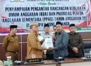 Rapat Paripurna DPRD Bone Bolang Penyampaian KUA - PPAS 2027