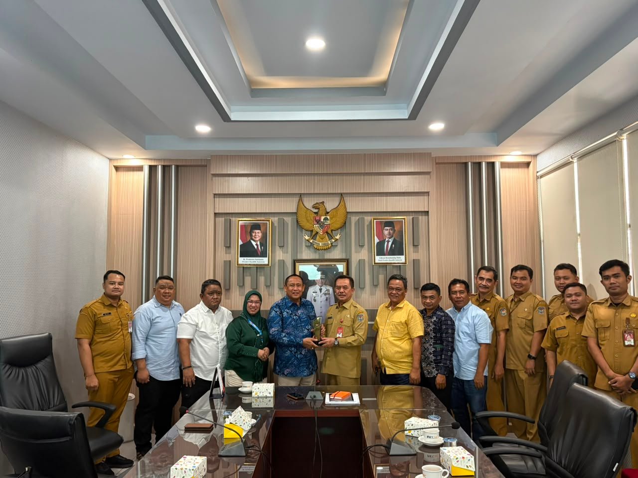 Pemerintah Kabupaten Bone Bolango melakukan audiensi dengan Badan Strategi Kebijakan Dalam Negeri (BSKDN) Kementerian Dalam Negeri, Rabu, 12 Agustus 2026.