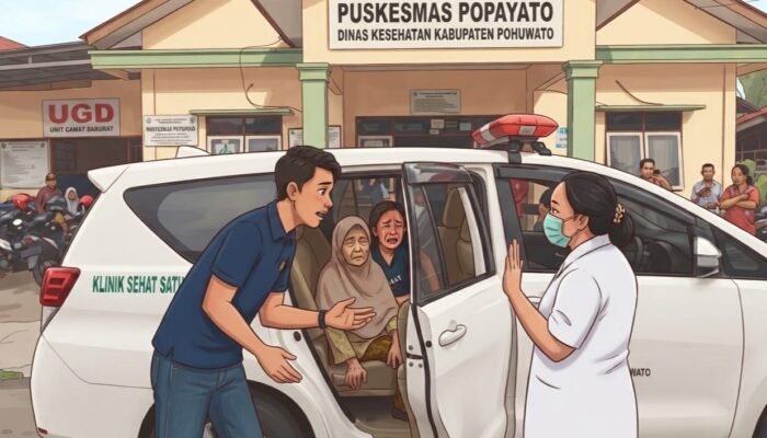 Hendak Cari Pertolongan Medis, Warga Popayato Barat Diduga Ditolak Puskesmas