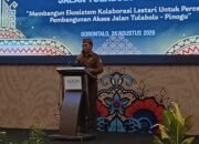 Sekda Bone Bolango Berikan Sambutan Pada Forum koordinasi percepatan akses Tulobolo - Pinogu