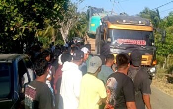 Alat Berat yang Diamankan dari Lokasi PETI Sambati Diangkut ke Mapolres Boalemo