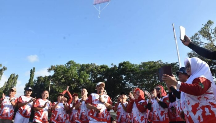 Pencanangan HUT ke-81 RI, Bupati Boalemo Tekankan Semangat Gotong Royong