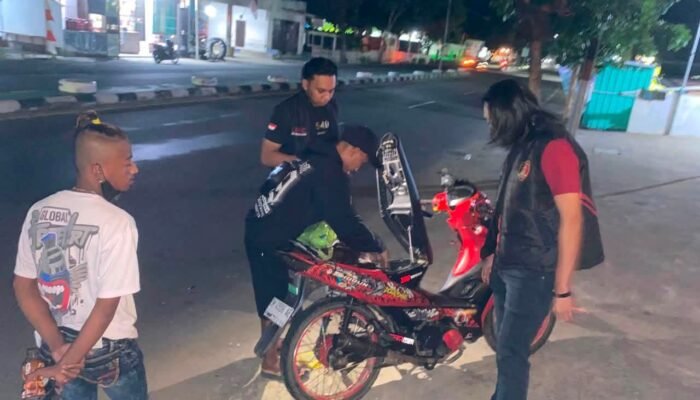 Antisipasi Gangguan Kamtibmas, URC Polres Boalemo Sisir Titik Keramaian
