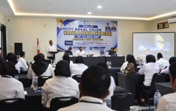 Bupati Rum Pagau Buka Diklat Calon Kepala Sekolah Gelombang II di Boalemo. Sumber Foto Prokopim Boalemo)