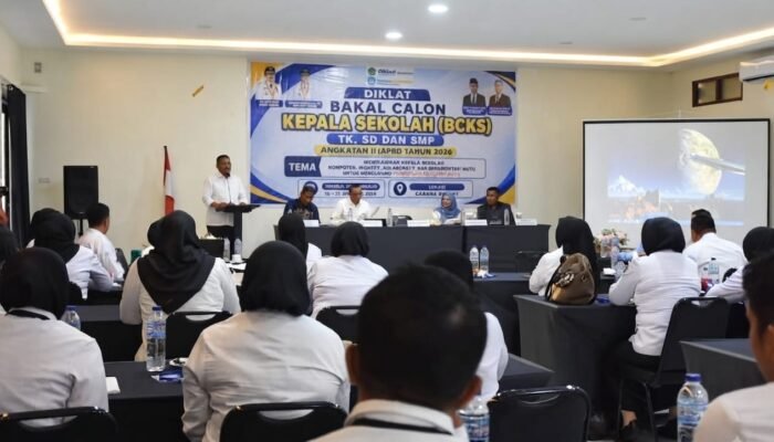 Buka Diklat Calon Kepala Sekolah, Bupati Boalemo Tegaskan Tolak Praktik ‘Beck Up-an’