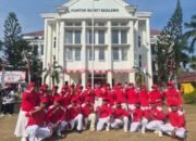 Dinas Kominfo Boalemo Meriahkan Lomba Gerak Jalan HUT ke-81 RI.(Foto Istimewa)