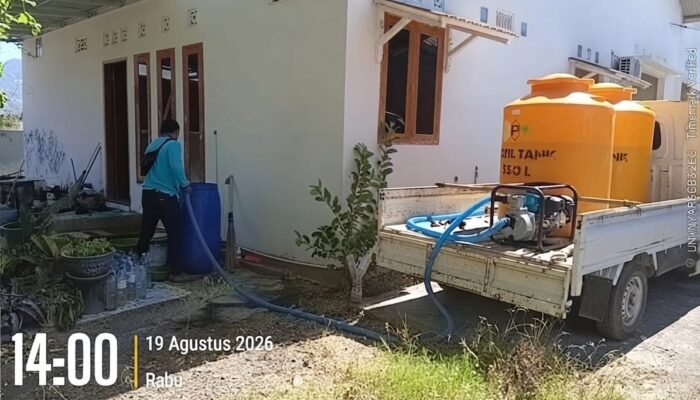 Gerak Cepat Hadapi Kemarau, Perumda Tirta Bolango Kerahkan Mobil Tangki ke Warga