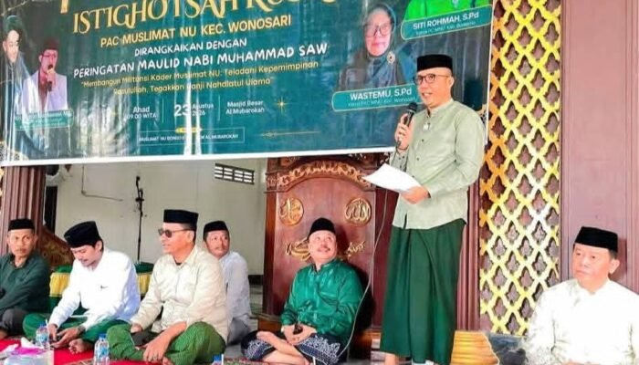 Hadiri Acara Muslimat NU Wonosari, Wabup Lahmuddin Ajak Warga Perkuat Ukhuwah