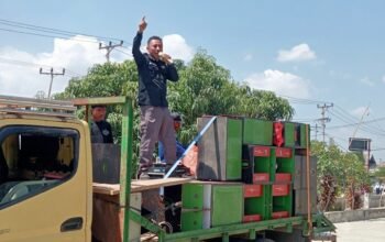 Koordinator Aksi Yudi Setiawan.