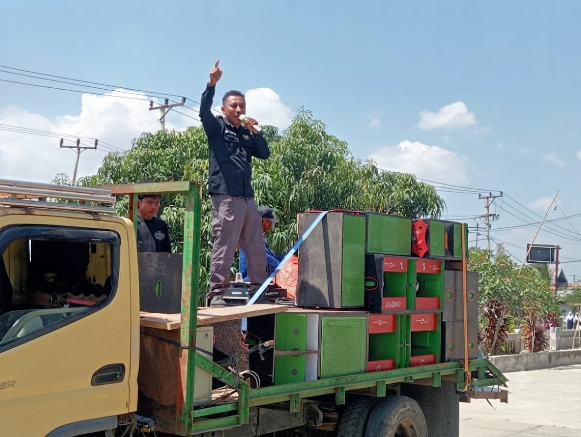 Koordinator Aksi Yudi Setiawan.