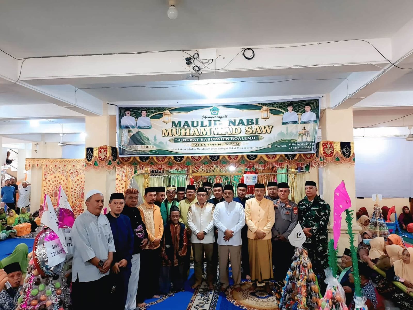 Bupati Boalemo, Rum Pagau Ajak Masyarakat Bangun Daerah.(Foto Prokopim)