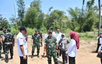 Wabup Lahmudin Sambut Pangdam XIII/Merdeka, Tegaskan Komitmen Dukung Ketahanan Pangan.(Foto Istimewa)