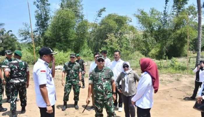 Tinjau Pembangunan Yonif TP 915 Bituo, Pangdam Merdeka Disambut Wabup Boalemo