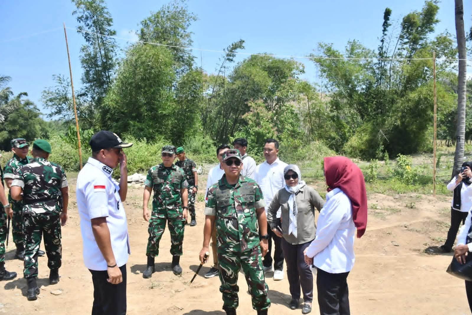 Wabup Lahmudin Sambut Pangdam XIII/Merdeka, Tegaskan Komitmen Dukung Ketahanan Pangan.(Foto Istimewa)