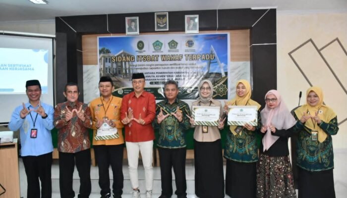 Sinergi Pemkab Boalemo Dorong Percepatan Sertifikasi Tanah Wakaf