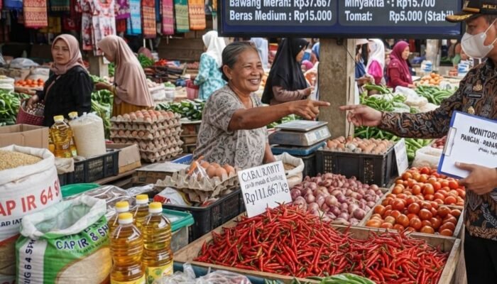 Harga Pangan Bone Bolango: Cabai Rawit Meroket, Sebagian Besar Kebutuhan Pokok Stabil