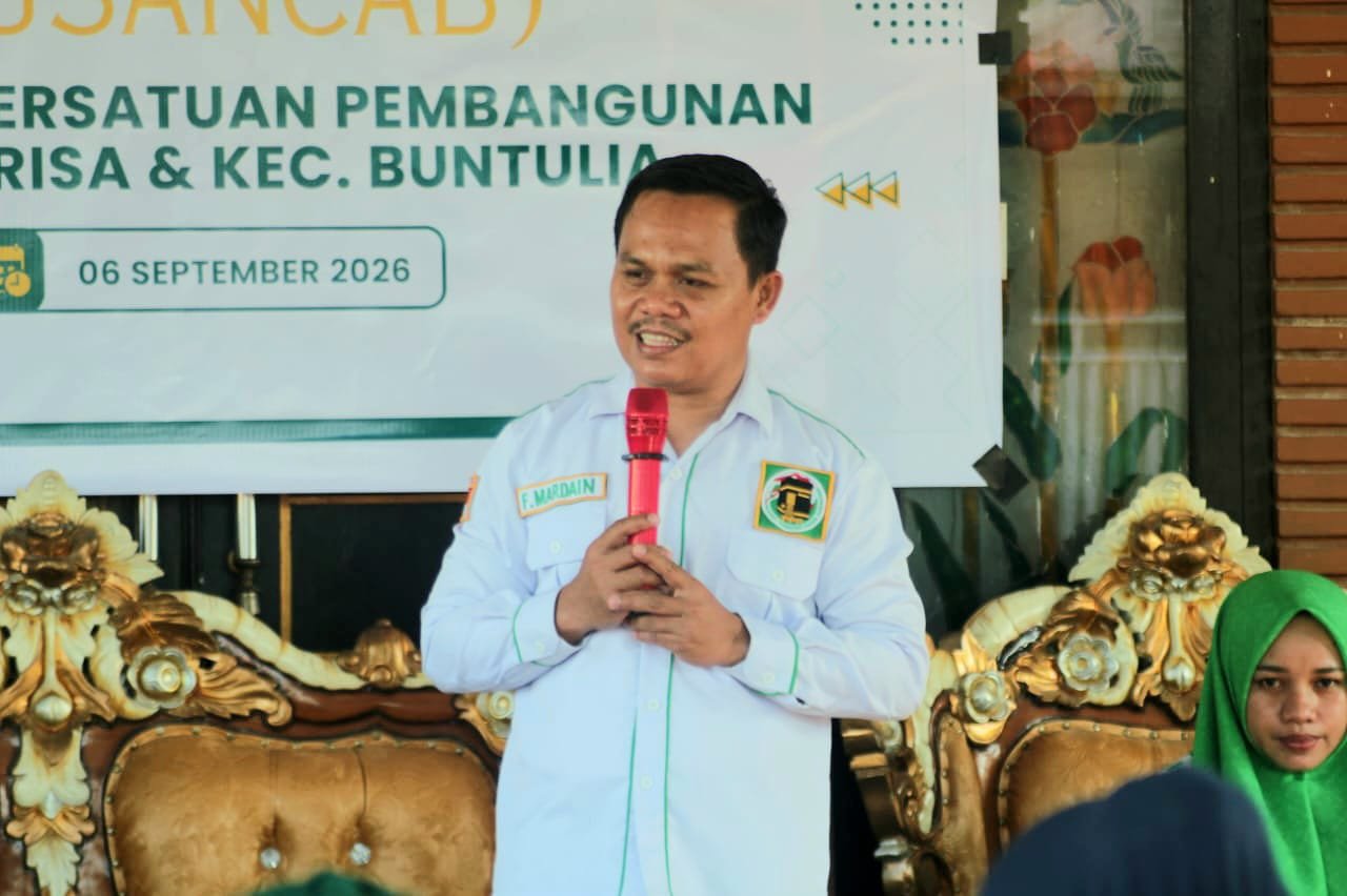 Ketua DPC PPP Kabupaten Pohuwato, Febriyanto Mardain