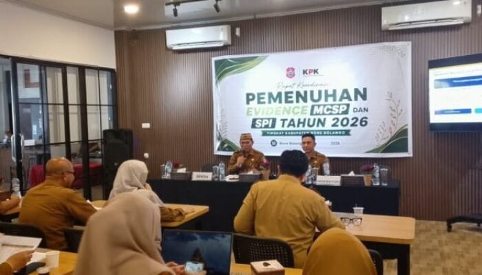 Sekda Bone Bolango Minta OPD Ngebut Benahi MCSP dan SPI 2026