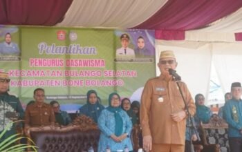 Bupati Bone Bolango Ismet Mile Lantik Pengurus Dasawisma se-Kecamatan Bulango Selatan
