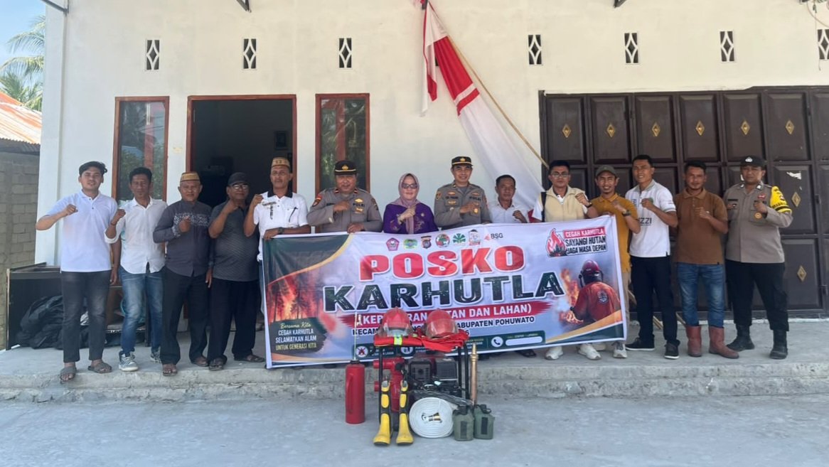 Forkopimcam Wanggarasi Dirikan Posko Karhutla