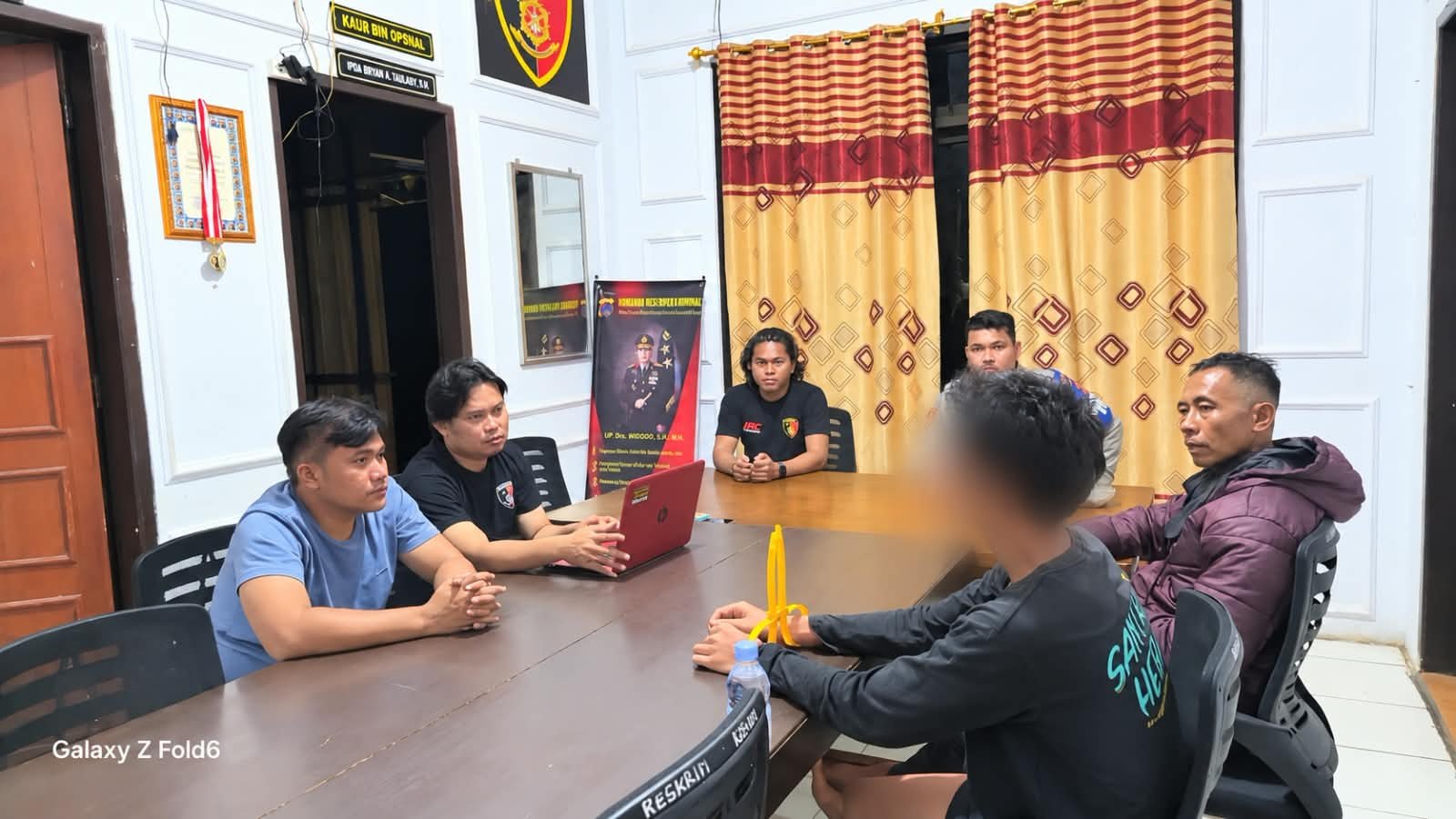 Pelaku Penganiayaan Dengan Sajam yang Sebabkan Korban Jiwa, Jalani Pemeriksaan Polisi di Mapolres Pohuwato