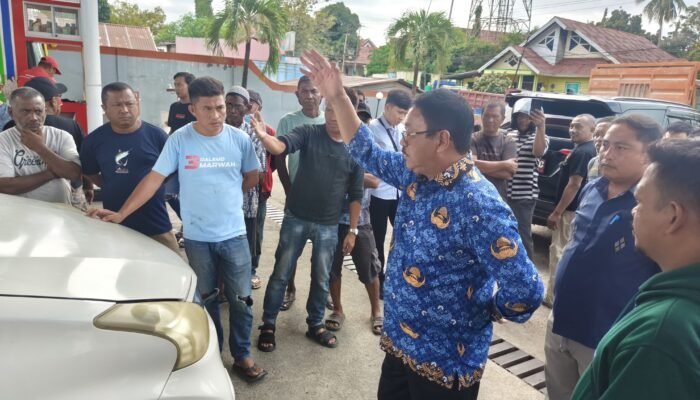 Bupati Rum Pagau Sidak SPBU Lamu, Tegaskan Larangan Isi Galon