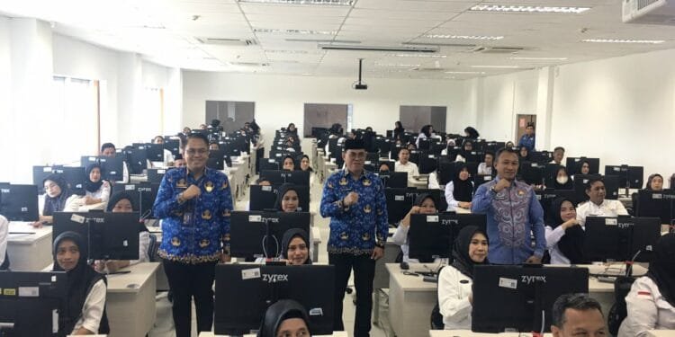 Sekretaris Daerah Bone Bolango, Iwan Mustapa, saat membuka kegiatan Profiling ASN di UPT BKN Gorontalo, Kamis, 17 September 2026