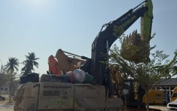 Polisi Sita Alat Berat dari Kawasan Air Terang, Kecamatan Buntulia, Pohuwato