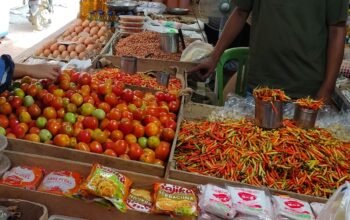 Kebutuhan Pokok yang Dijual Pedagang di Pasar Marisa, Pohuwato