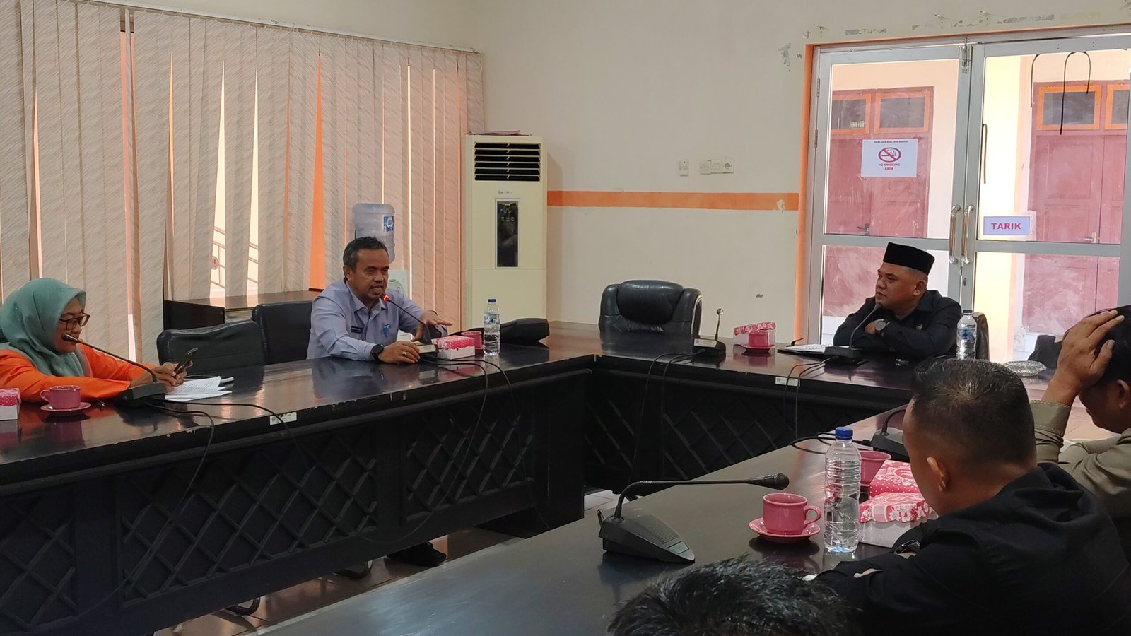 Sekda Pohuwato Didampingi Kadis Parpora Menghadiri Rapat Kerja Komisi III DPRD Pohuwato