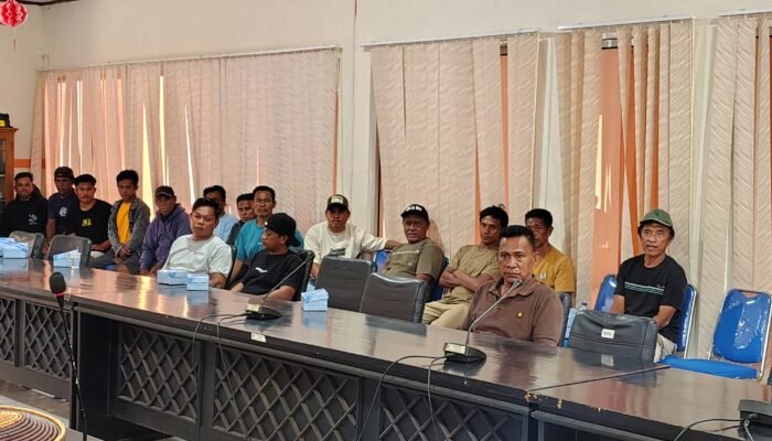 Tuntut Ganti Rugi, Penambang Datangi DPRD Pohuwato, Beni Nento : Kami Jadwalkan RDP