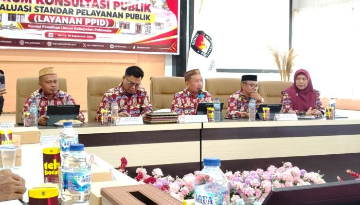 Evaluasi Layanan PPID, KPU Pohuwato Komitmen Jaga Transparansi Kepemiluan