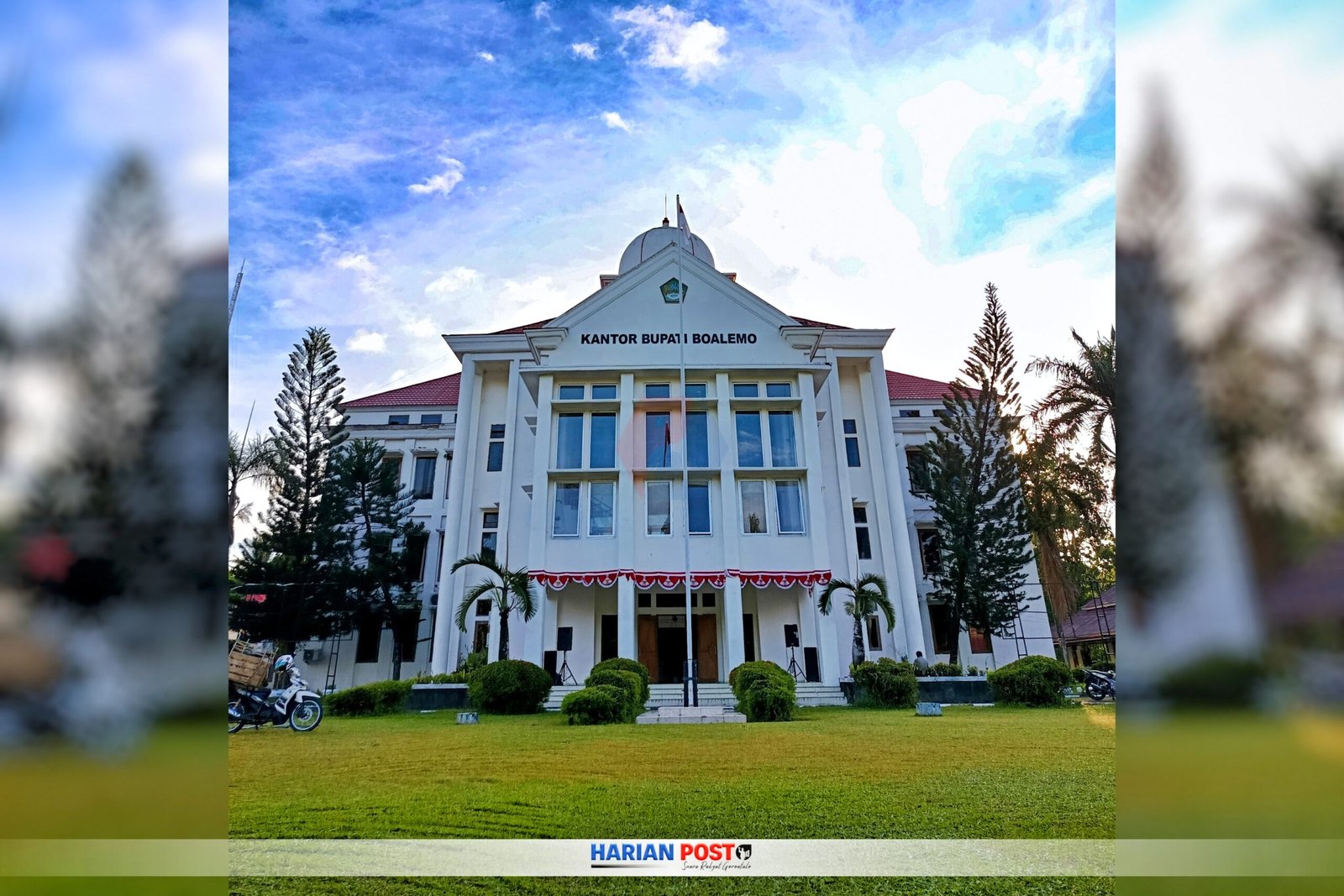 Kantor Bupati Kabupaten Boalemo.(Foto Istimewa)