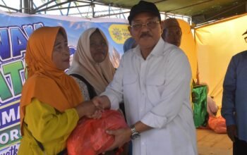 Bupati Rum Pagau Puji Aksi Sosial Muhammadiyah di Boalemo.(Foto: Prokopim Boalemo)