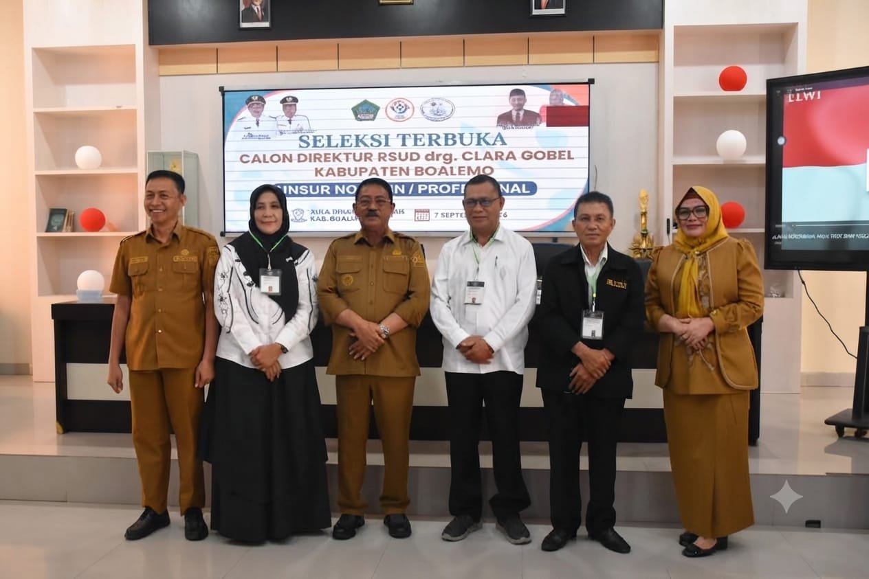 Rum Pagau Buka Seleksi Direktur RSCG, Cari Pemimpin Profesional dan Pengayom Medis.(Foto: Prokopim Boalemo)