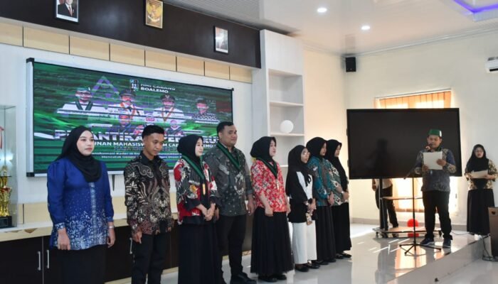 Resmi Dilantik, HMI Boalemo Siap Jadi Mitra Kritis Pemda Kawal Pembangunan