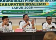 Bupati Boalemo Rum Pagau Pimpin Forkopimda Boalemo.(Foto: Prokopim Boalemo)
