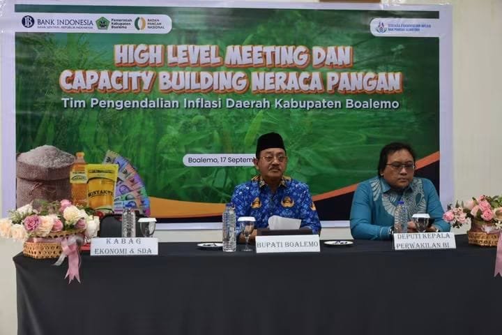 Buka High Level Meeting Neraca Pangan, Bupati Boalemo Ajak Warga Beralih ke Tanaman Jangka Panjang.(Foto: Prokopim Boalemo)