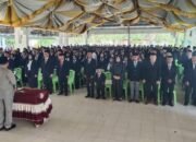 Tegaskan Peran Mitra Kerja, Bupati Rum Pagau Lantik 363 Anggota BPD Boalemo.(Foto: Prokopim Boalemo)