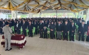 Tegaskan Peran Mitra Kerja, Bupati Rum Pagau Lantik 363 Anggota BPD Boalemo.(Foto: Prokopim Boalemo)